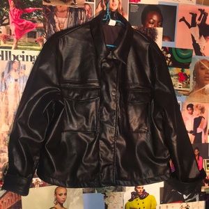 Leather shirt Jacket